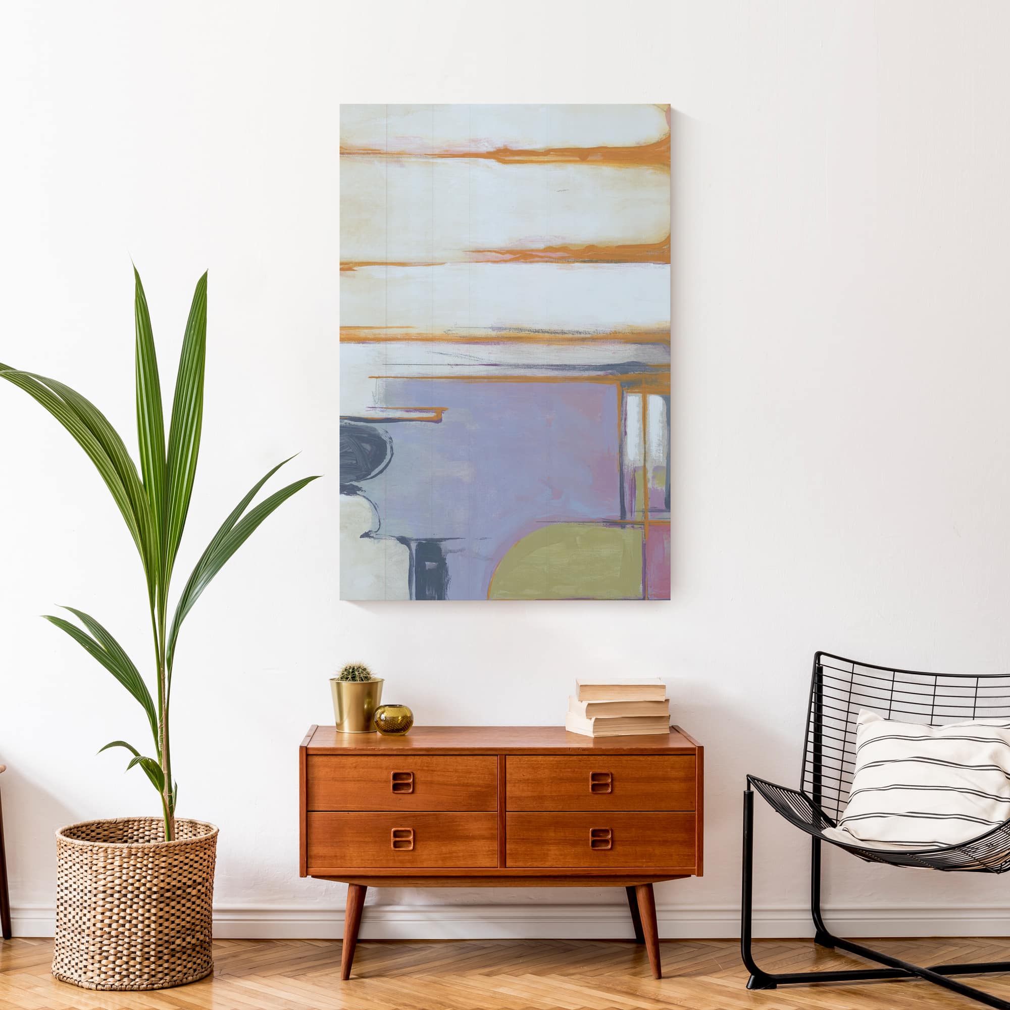 Purple Abstract 24" x 36" Canvas Wall Art